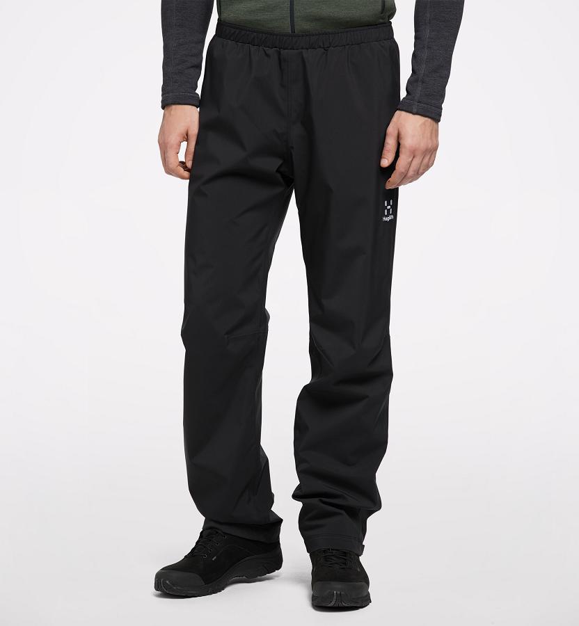 Haglöfs Buteo Ski Pants Black For Mens FZBER9526 Australia